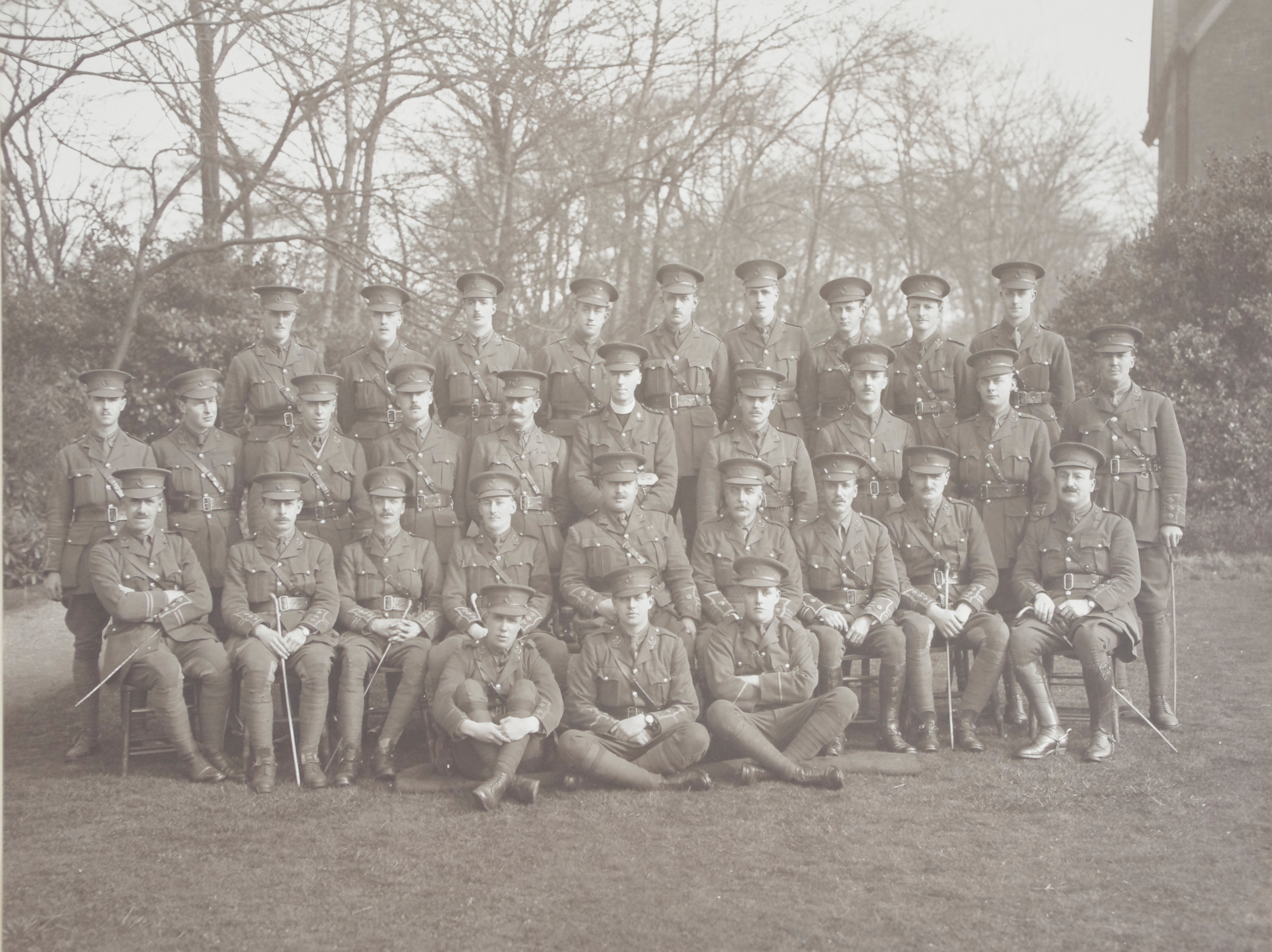 Officers of the 5th Battalion of The Durham Light Infantry.
