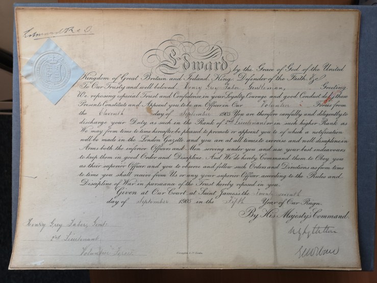 Official posting as an officer