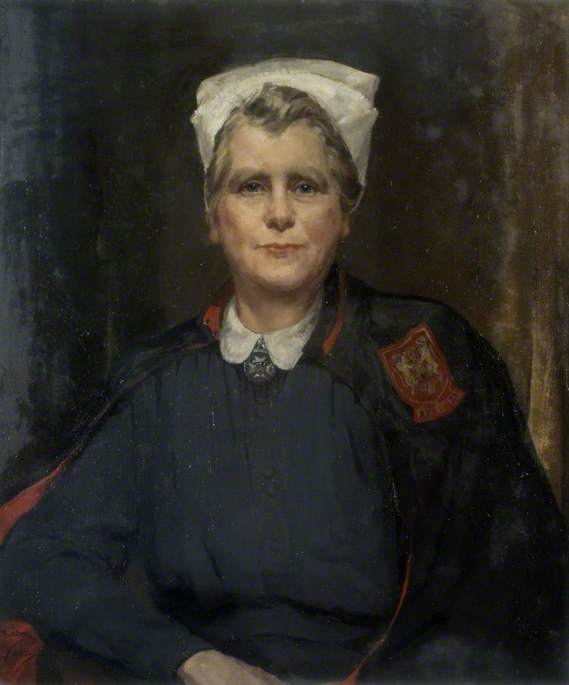 Burton, Alice Mary, 1893-1968; Miss C. E. Nelson (d.1954), Matron to Northampton General Hospital (1938-1954)
